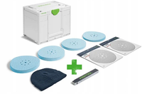 KRĄŻKI ŚCIERNE FESTOOL P80-320 PLANEXA ZESTAW SYSTAINER CZAPKA MIARKA