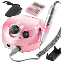 FREZARKA MOCNA do Manicure Paznokci + Zestaw FREZÓW CERAMICZNY