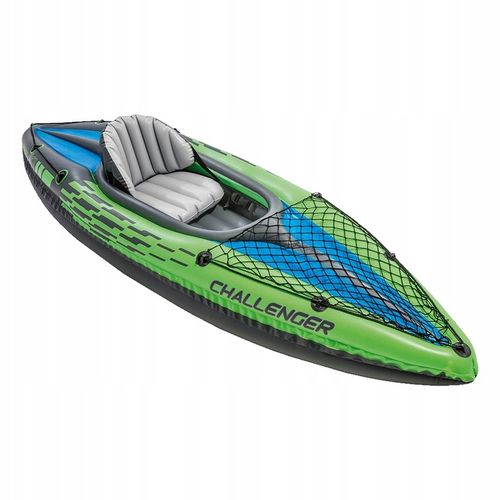 Kajak 1os. Challenger K1 Intex 68305 Pompka Wiosło na Arena.pl