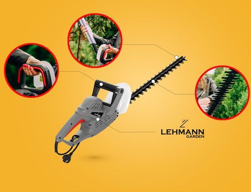 NOŻYCE ELEKTRYCZNE DO ŻYWOPŁOTU KRZEWÓW GAŁĘZI SEKATOR LEHMANN 1500W OSTRE na Arena.pl