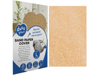 DUVO+ Papier ścierny piaskowy ściera pazury dziób ptaków papugi 5 szt 43x28