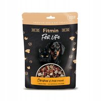 Fitmin For Life kosteczki z kurczakiem i rybą przysmak dla psów 70 g