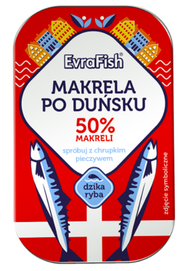 EVRA MAKRELA PO DUŃSKU 125G zdjęcie 1