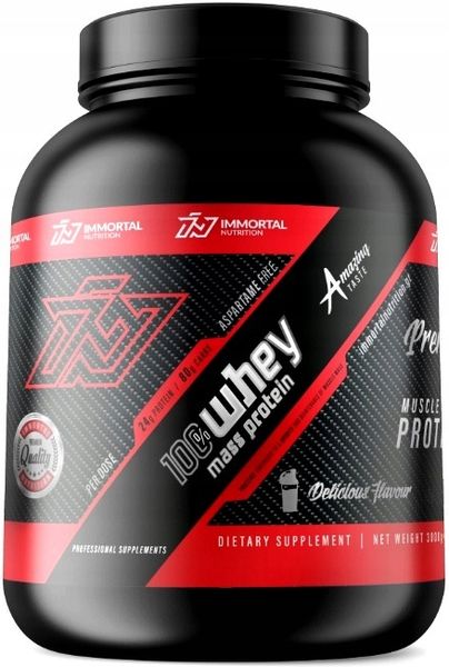 IMMORTAL WHEY MASS PROTEIN 3000 GAINER MASA GAJNER zdjęcie 1