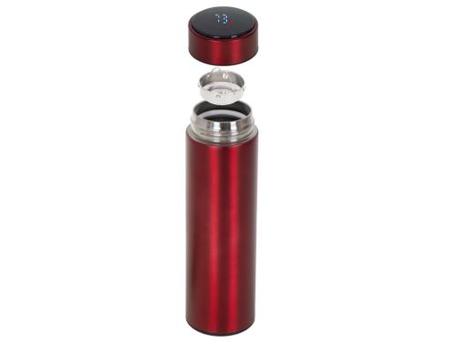 Kubek termiczny termos smart LED 500ml bordowy na Arena.pl
