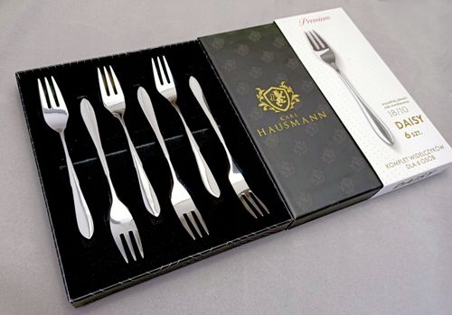 ZESTAW WIDELCZYKI DO CIASTA 6 os kpl PREMIUM 18/10 na Arena.pl