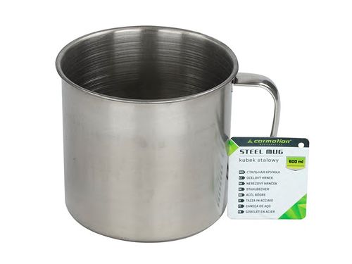 Kubek stalowy, 600 ml na Arena.pl