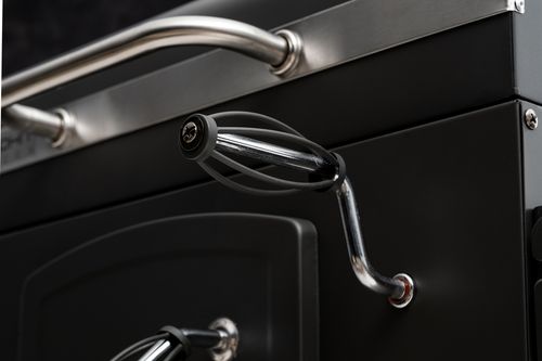 Grill ogrodowy węglowy ruszt żeliwny wózek Carbo - Angul II PREMIUM. na Arena.pl