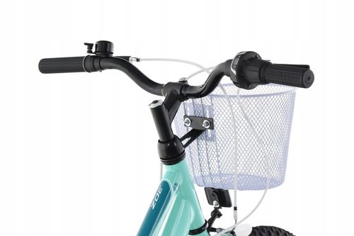 Rower Dziecięcy MTB 20'' LAZARO ZOE 6 BIEGÓW SHIMANO MIĘTA KOSZYK na Arena.pl