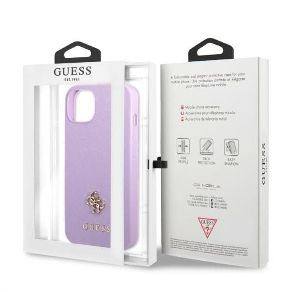 Etui Guess do iPhone 13 mini, Fioletowy zdjęcie 8