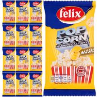 Felix Popcorn do mikrofalówki o smaku masła 90 g x 12 sztuk