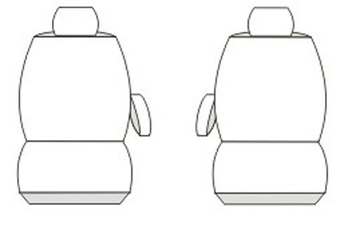 Pokrowce MIAROWE do Peugeot PARTNER II Citroen BERLINGO II 1+1 2008-2018r. na Arena.pl