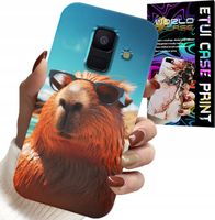 ETUI DO SAMSUNG A6 2018 - SŁODKA KAPIBARA, CAPIBARA CASE + SZKŁO