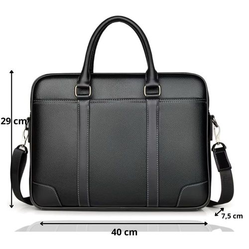 Torba Skórzana - Czarna na Arena.pl