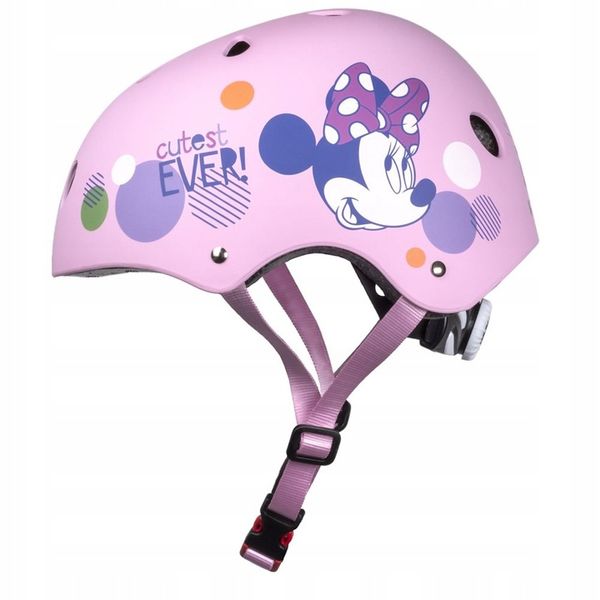 KASK SPORTOWY DLA DZIECI ROWEROWY DZIECIĘCY REGULOWANY MYSZKA MINNIE 52-56 zdjęcie 12