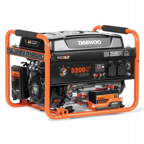 Agregat prądotwórczy gaz/benzyna Generator DAEWOO GDA3500DFE 3.2kW na Arena.pl