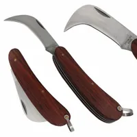 NÓŻ OGRODNICZY OKULIZAK SZCZEPAK sierpak SKŁADANY NOŻYK DO OCZKOWANIA