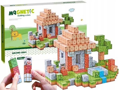 KLOCKI MAGNETYCZNE ZESTAW KONSTRUKCYJNY XXL CEGIEŁKI DLA DZIECKA DORIS na Arena.pl