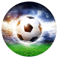 Opłatek na tort Urodziny Piłka Nożna Bramka Gol Klub Boisko Stadion