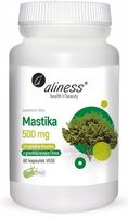 Aliness MASTIKA Żywica 500mg 60k Wspiera TRAWIENIE Nieświeży oddech ŻOŁĄDEK
