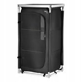 CZARNA SZAFKA TURYSTYCZNA WOLNOSTOJĄCA Z BLATEM NC3036 NILS CAMP