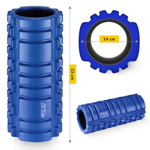 roller z wypustkami EVA 33 cm - niebieski na Arena.pl