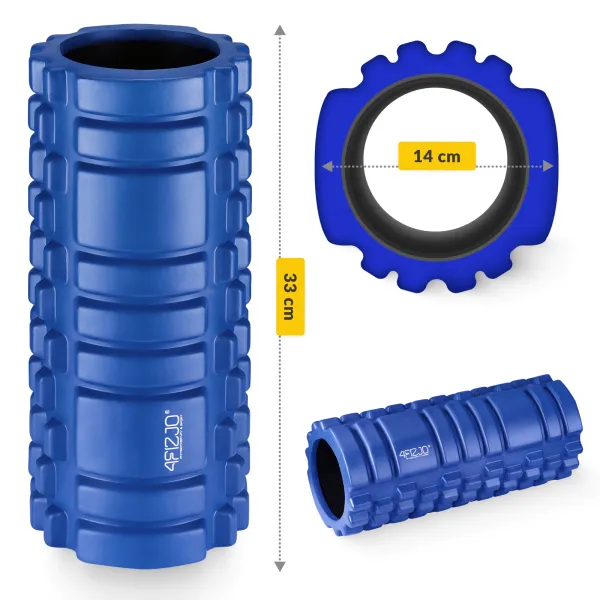 roller z wypustkami EVA 33 cm - niebieski zdjęcie 8
