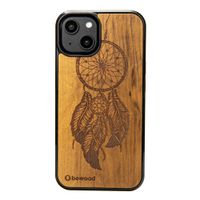 Drewniane Etui Bewood do iPhone 15 ŁAPACZ SNÓW IMBUIA
