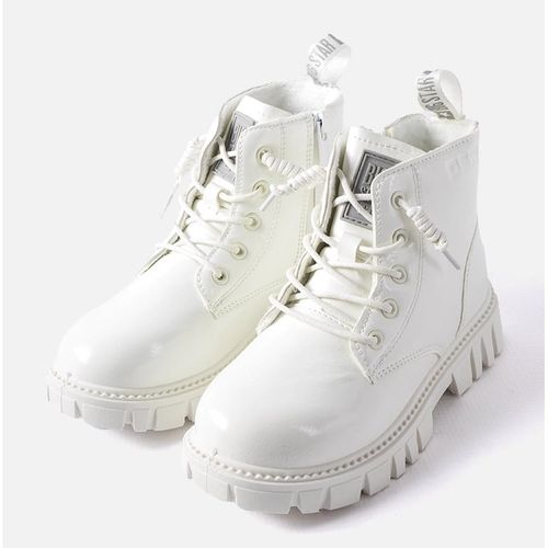 Białe lakierowane botki Big Star r.34 na Arena.pl