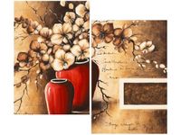 80CM 70CM OBRAZ KWIATY WAZONIE STORCZYKI