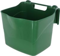 Karmidło HangOn z zawiesiem, prostokątne, zielony, 22 l, Kerbl