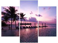OBRAZ MAGICZNY ZACHÓD SŁOŃCA MALEDIWACH