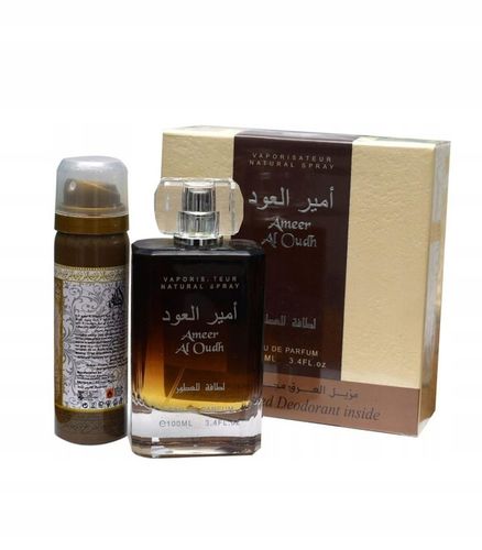PERFUMY MĘSKIE + DEZODORANT LATTAFA AMEER AL OUDH ORYGINALNE DRZEWNE na Arena.pl