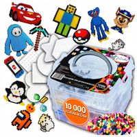 MEGA ZESTAW 10000 PRASOWANKA KORALIKI DO PRASOWANIA XXL KREATYWNY PREZENT