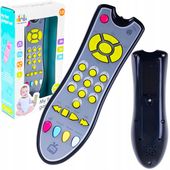 ZABAWKOWY INTERAKTYWNY PILOT TV DLA DZIECI Z MUZYKĄ DO NAUKI