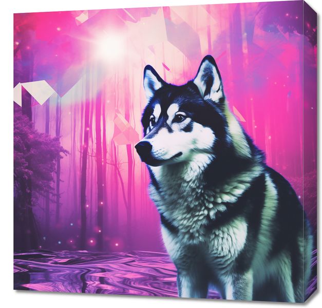 Obraz 60x60cm Wilczy Duch zdjęcie 1