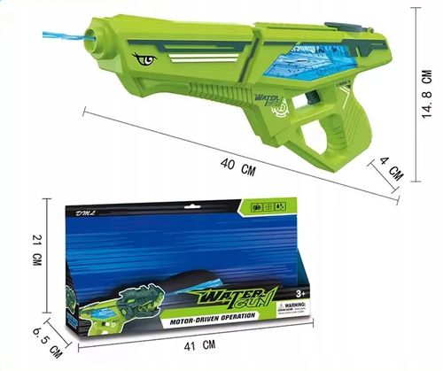 PISTOLET NA WODĘ ELEKTRYCZNY Wodny MIOTACZ Automatyczny na Arena.pl