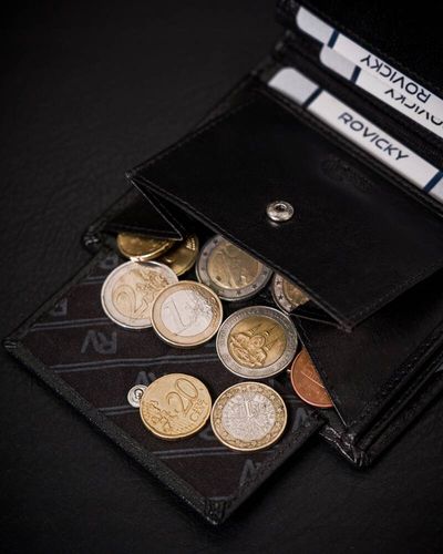 portfel męski ze skóry naturalnej wyposażony w system rfid - rovicky na Arena.pl