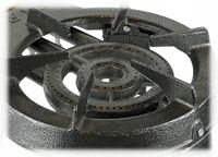 TABORET KUCHENKA PALNIK GAZOWY ŻELIWNY MOC 9,8 kW SAHARA SARRA NOWY ZESTAW