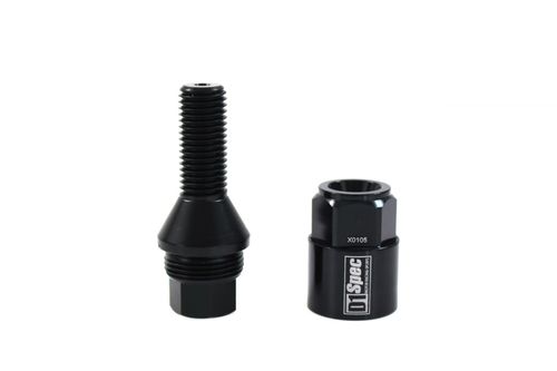 Śruby do kół D1Spec Heptagon 2w1 Stal 14x1.5 Black na Arena.pl