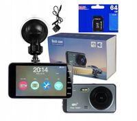 REJESTRATOR KAMERA SAMOCHODOWA 1296P FHD WIFI 64GB