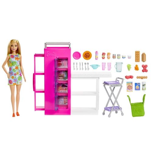 Barbie spiżarnia zestaw + lalka na Arena.pl