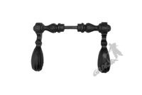 KLAMKA ŻELIWNA - BEZ SZYLDÓW RETRO DO BRAMY FURTKI DRZWI