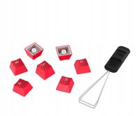 Keycaps HyperX Gumowe nakładki na klawisze do klawiatur mechanicznych Czerw