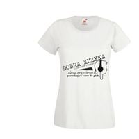 KOSZULKA dla dziewczyny T-shirt napis DOBRA MUZYKA