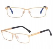 Męskie Okulary Zerówki do KOMPUTERA Blue Light UV OPRAWKI KOREKCYJNE OCHRON