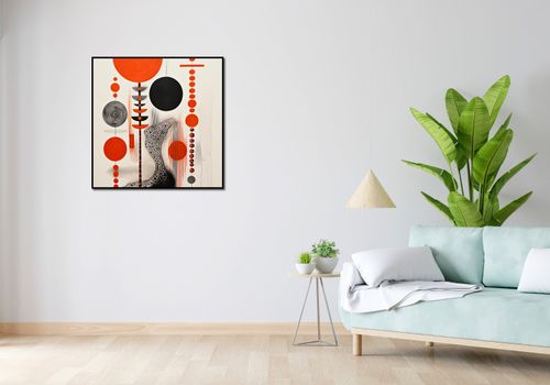 Plakat 80x80cm Kontrastowy Kosmos na Arena.pl
