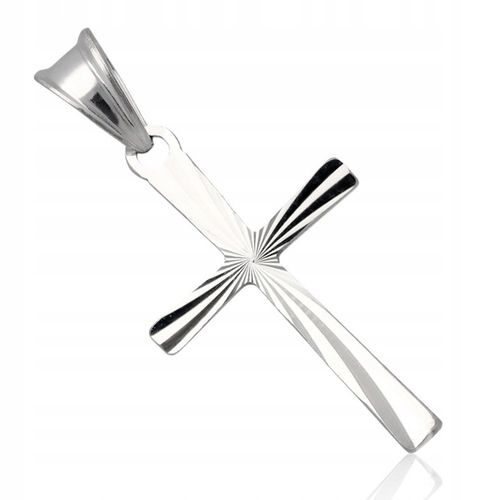 Zestaw komunijny krzyżyk i łańcuszek 45cm 925 Komunia Chrzest na Arena.pl