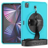 Etui do iPad Pro 3/2/1 11” z Podstawką i Paskiem na Ramię Niebieskie