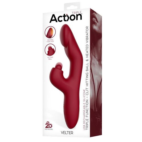 podgrzewany wibrator z silikonu dla kobiet. silna stymulacja łechtaczki. na Arena.pl